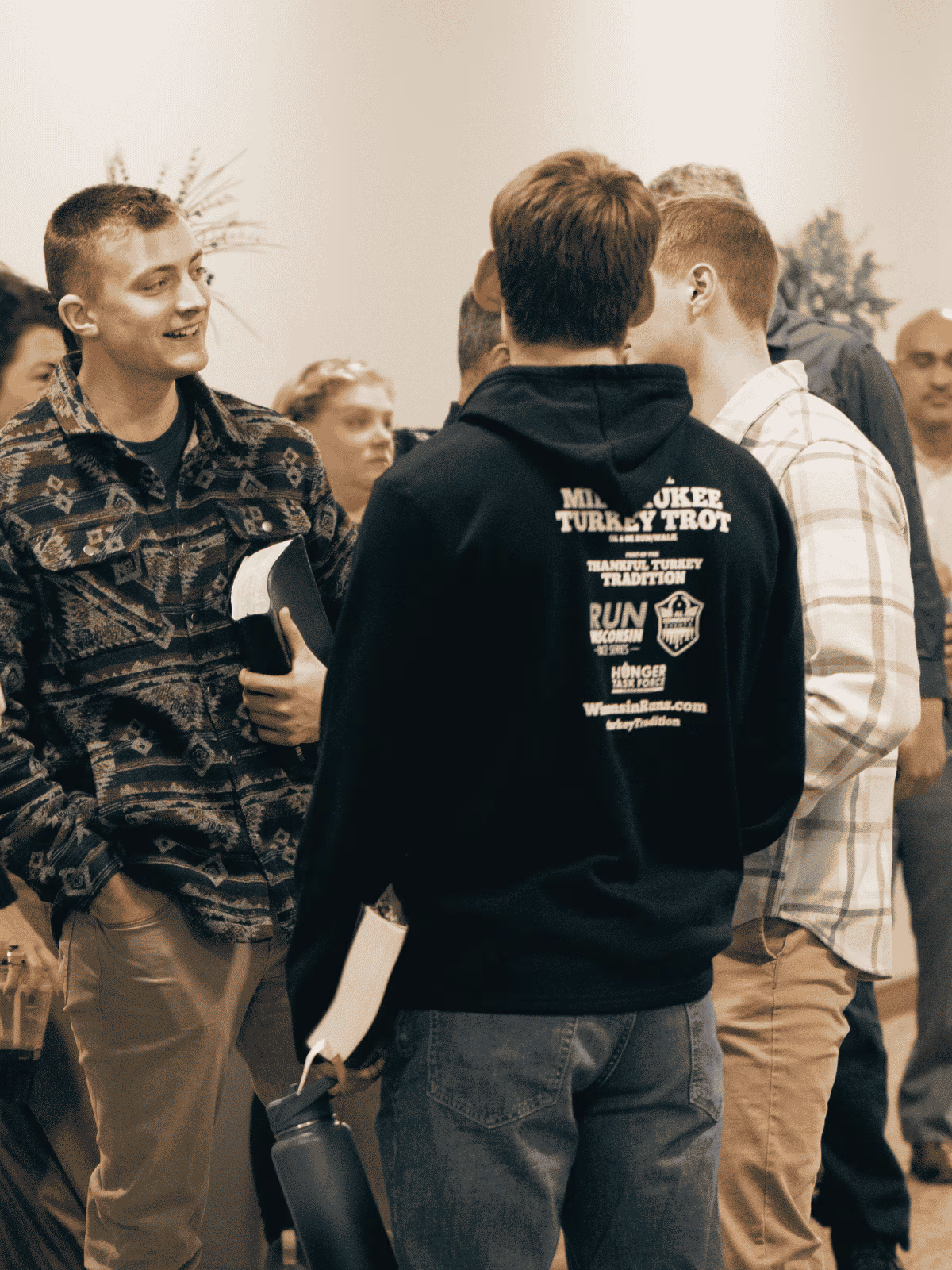 People connecting at Spring Creek Church