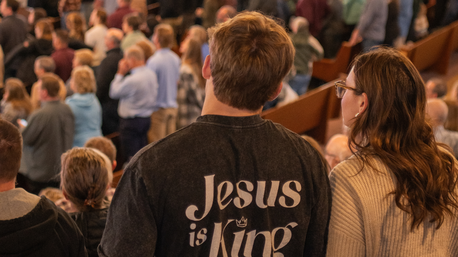 People gathering at Spring Creek Church
