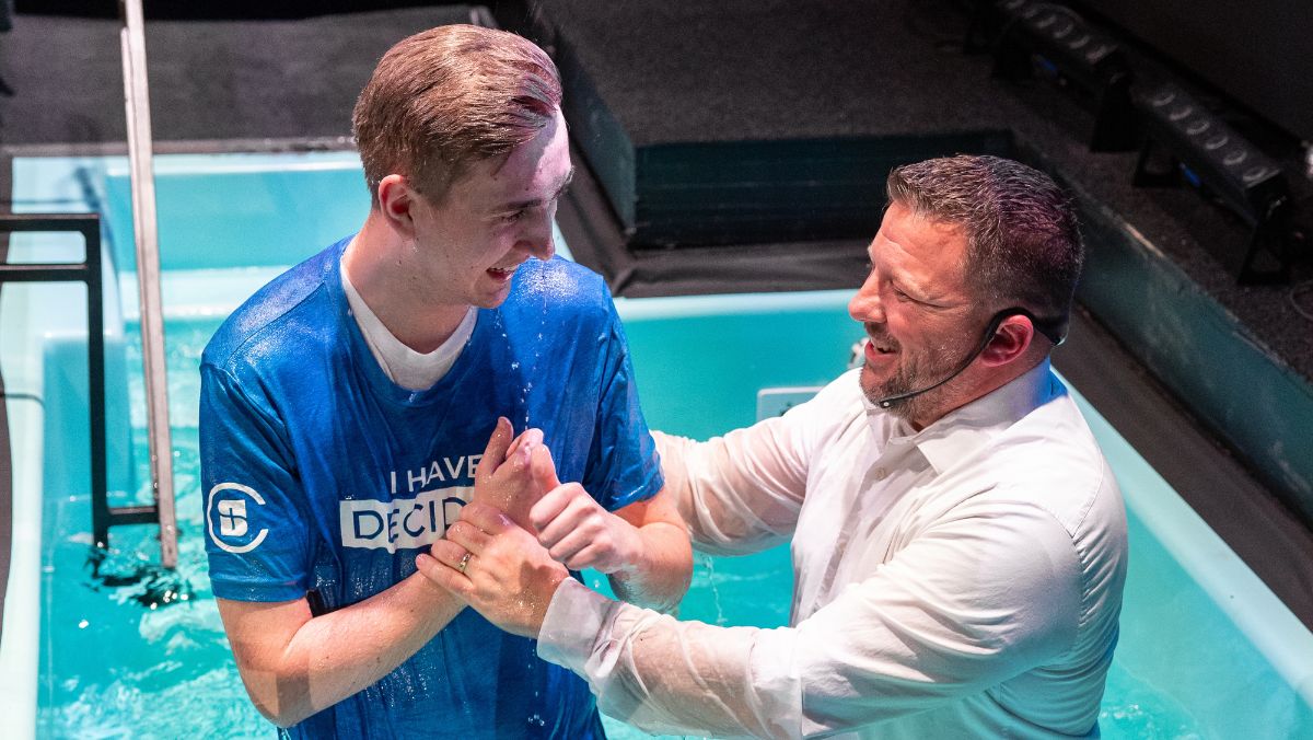 Baptism Service at Spring Creek Church
