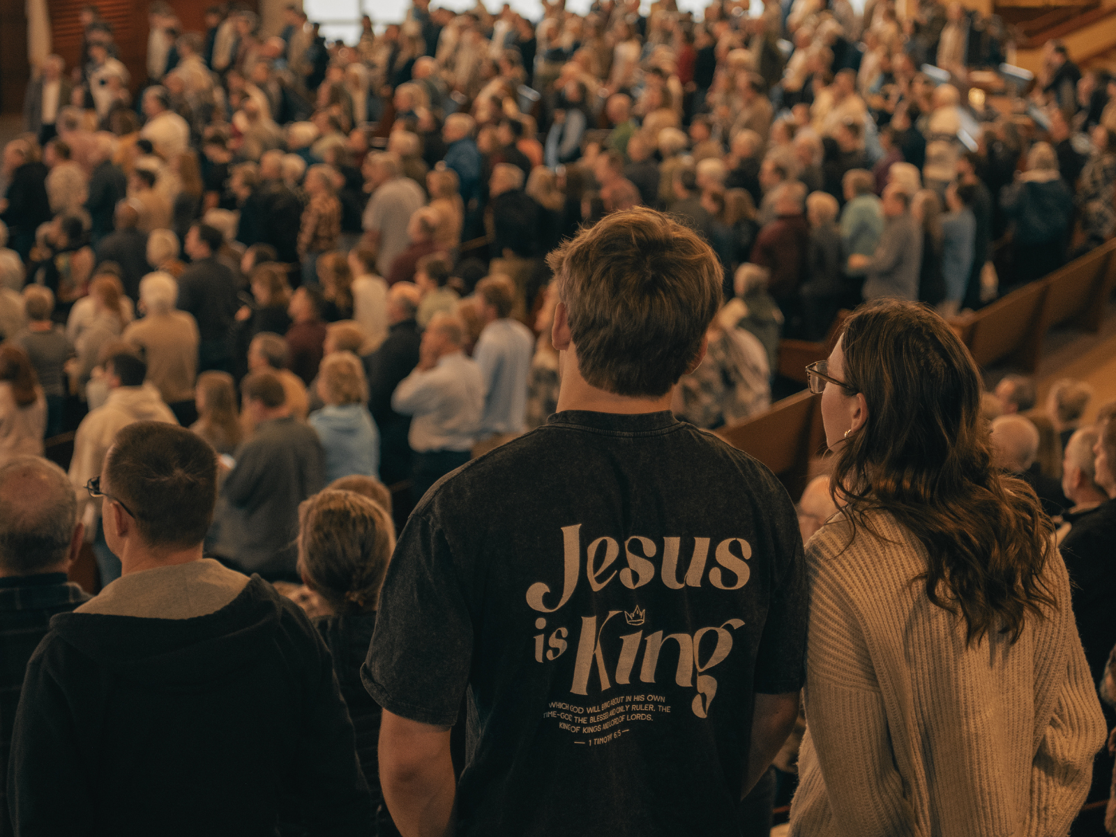 People gathering at Spring Creek Church